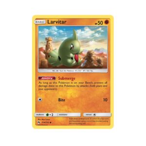 Lost Thunder Larvitar Holo #114