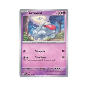 Mega Evolutions Greavard Holo #65