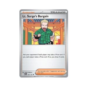 Mega Evolutions Lt. Surge's Bargain Holo #120