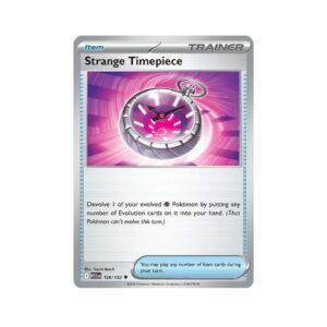 Mega Evolutions Strange Timepiece Holo #128