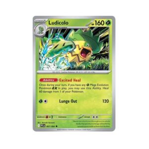 Phantasmal Flames Ludicolo Holo #7
