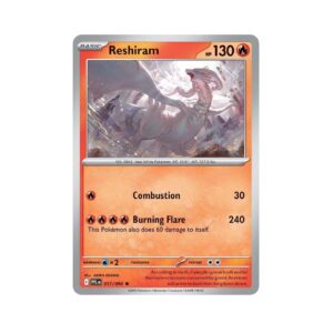 Phantasmal Flames Reshiram Holo #17