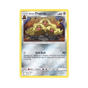 Ultra Prism Alolan Dugtrio #79