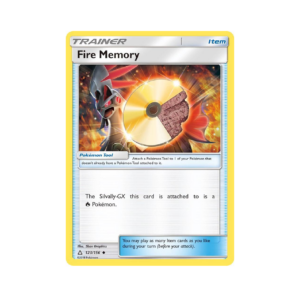 Ultra Prism Fire Memory #123