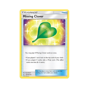 Ultra Prism Missing Clover Holo #129