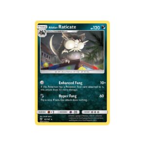 Burning Shadows Alolan Raticate #82