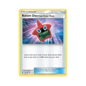 Burning Shadows Rotom Dex #122
