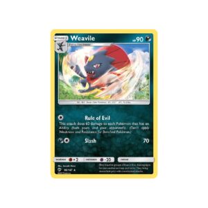 Burning Shadows Weavile #86