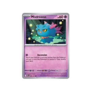 Ascended Heroes Misdreavus Psychic Energy Holo #85