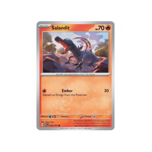 Ascended Heroes Salandit Fire Energy Holo #34