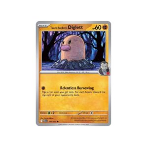 Ascended Heroes Team Rocket's Diglett Team Rocket Holo #100