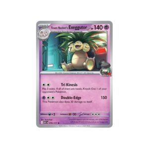 Ascended Heroes Team Rocket's Exeggutor #78 Holo Psychic Energy