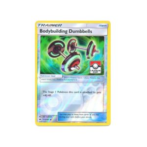 Burning Shadows Bodybuilding Dumbbells Holo #113 Pokemon League Cup