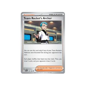 Destined Rivals Team Rocket's Archer Holo #170