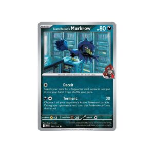 Destined Rivals Team Rocket's Murkrow Holo #127