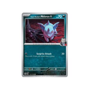 Destined Rivals Team Rocket's Nidoran Holo #114