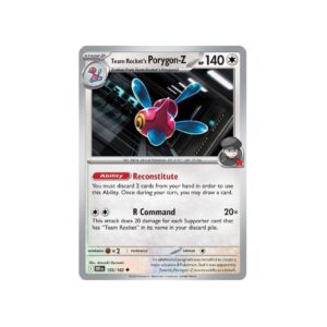 Destined Rivals Team Rocket's Porygon-Z Holo #155