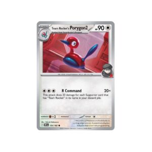 Destined Rivals Team Rocket's Porygon2 Holo #154