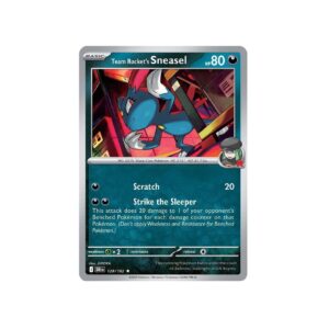 Destined Rivals Team Rocket's Sneasel Holo #128