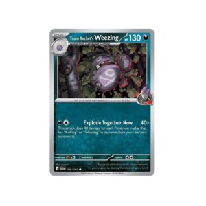 Destined Rivals Team Rocket's Weezing Holo #126