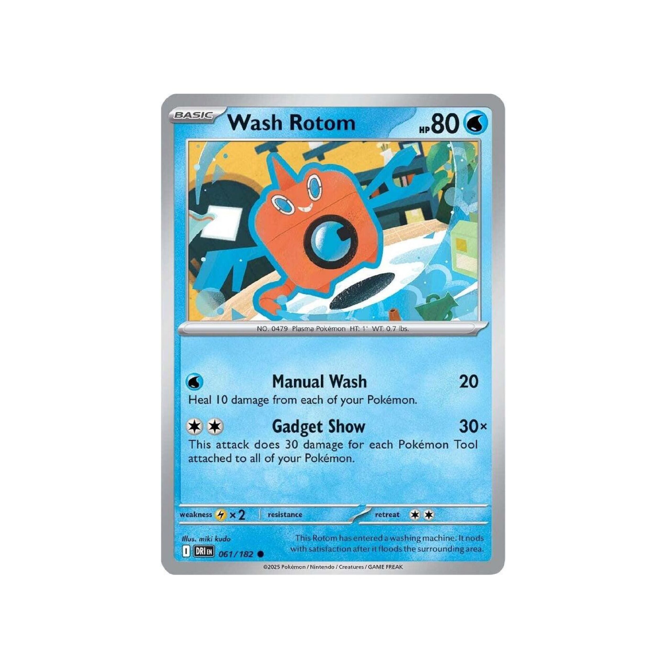 Destined Rivals Wash Rotom Holo #61