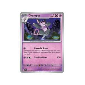 Obsidian Flames Grumpig #91