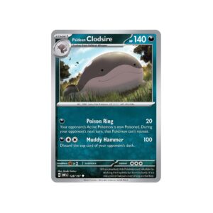 Obsidian Flames Paldean Clodsire Holo #128