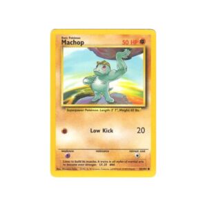 Base Set Machop #52 Lightly Played
