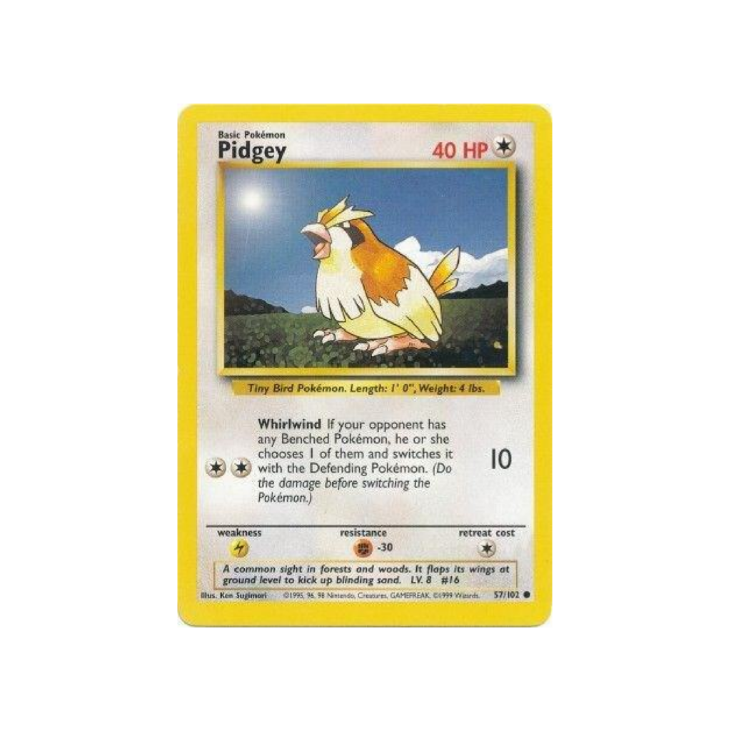 Base Set Pidgey #57