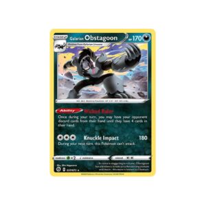 Champions Path Galarian Obstagoon #37