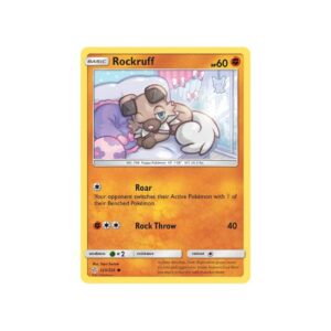 Cosmic Eclipse Rockruff #123