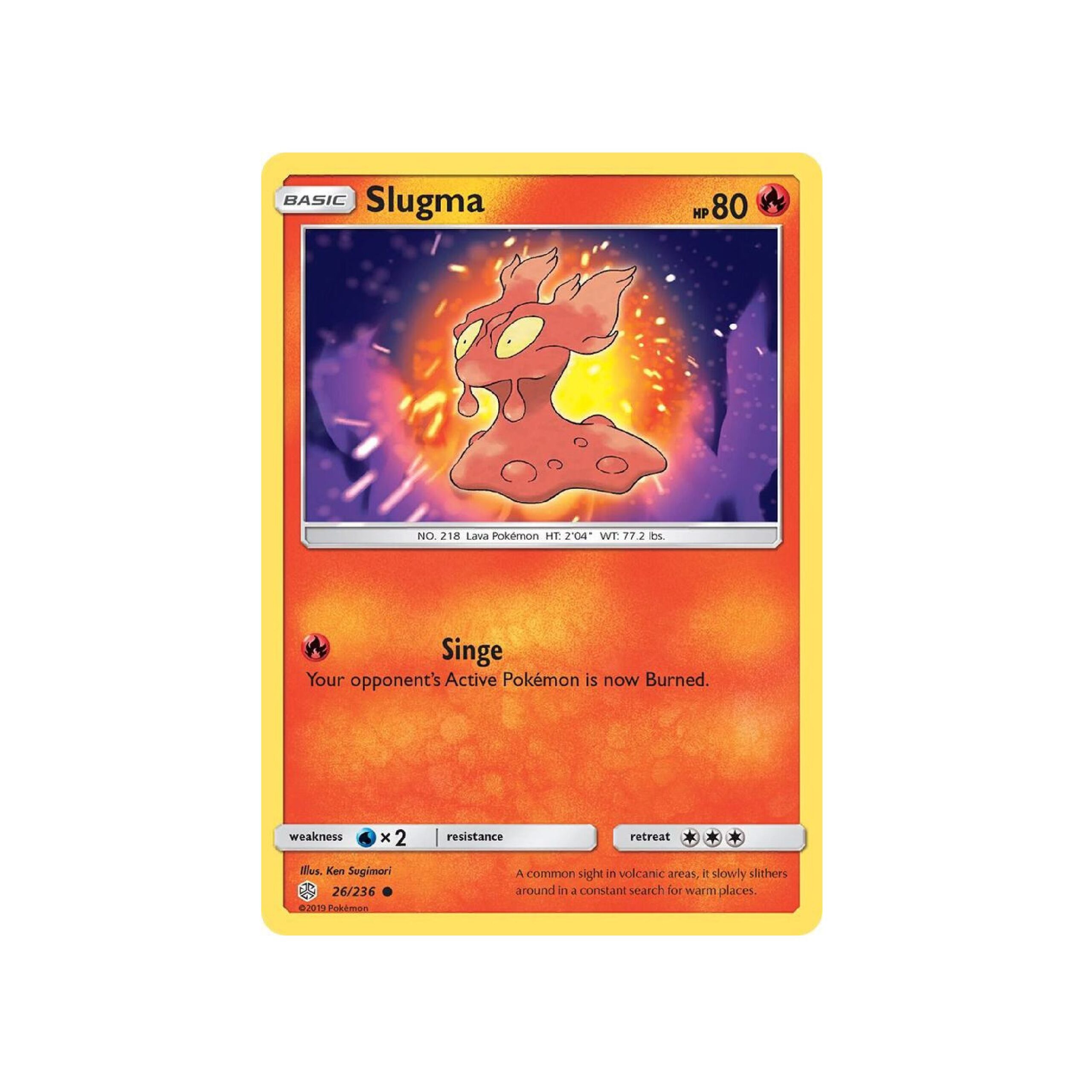 Cosmic Eclipse Slugma #26