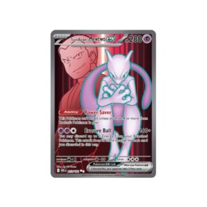 Destined Rivals Team Rocket's Mewtwo EX #213