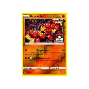 Forbidden Light Buzzwole Pokemon League Holo #77