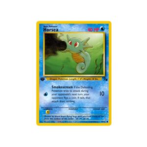Fossil Horsea #49 1st Edition