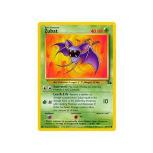 Fossil Zubat #57 Lightly Played