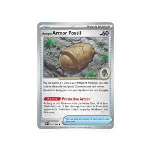 Pitch Black Antique Armor Fossil Holo #72