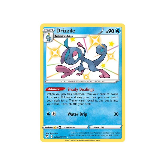 drizzle pokemon card Drizzile 1 (Used) 940045631| magi -TCG Marketplace- [Water] Rain Splash 30 Pokmon TCG Drizzile Shining Fates
