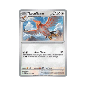 Stellar Crown Talonflame #123 Holo