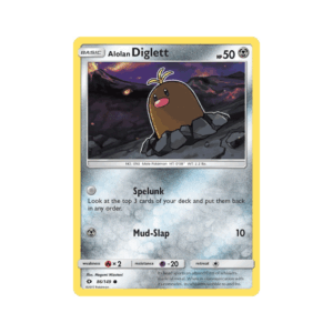 Sun & Moon Alolan Diglett #86 Holo