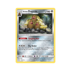 Sun & Moon Alolan Dugtrio #87 Holo