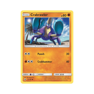 Sun & Moon Crabrawler #72 Holo