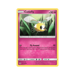 Sun & Moon Cutiefly #92 Holo