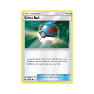 Sun & Moon Great Ball #119