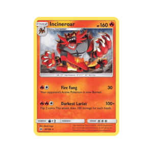 Sun & Moon Incineroar #26 Holo