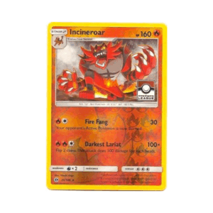 Sun & Moon Incineroar #26 Holo Pokemon League