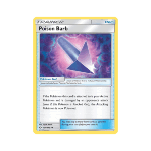 Sun & Moon Poison Barb #124 Holo