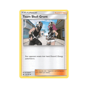 Sun & Moon Team Skull Grunt #133 Holo