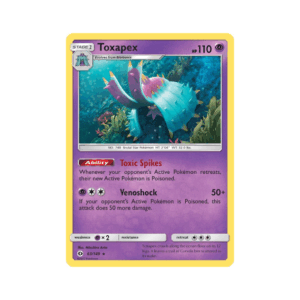 Sun & Moon Toxapex #63